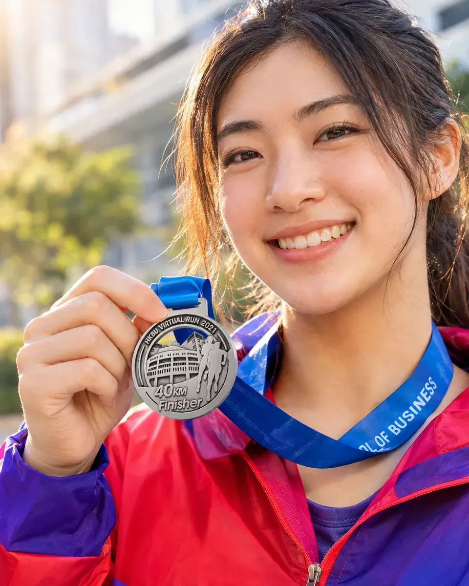 HKBU Virtual Run 2021 event collateral design