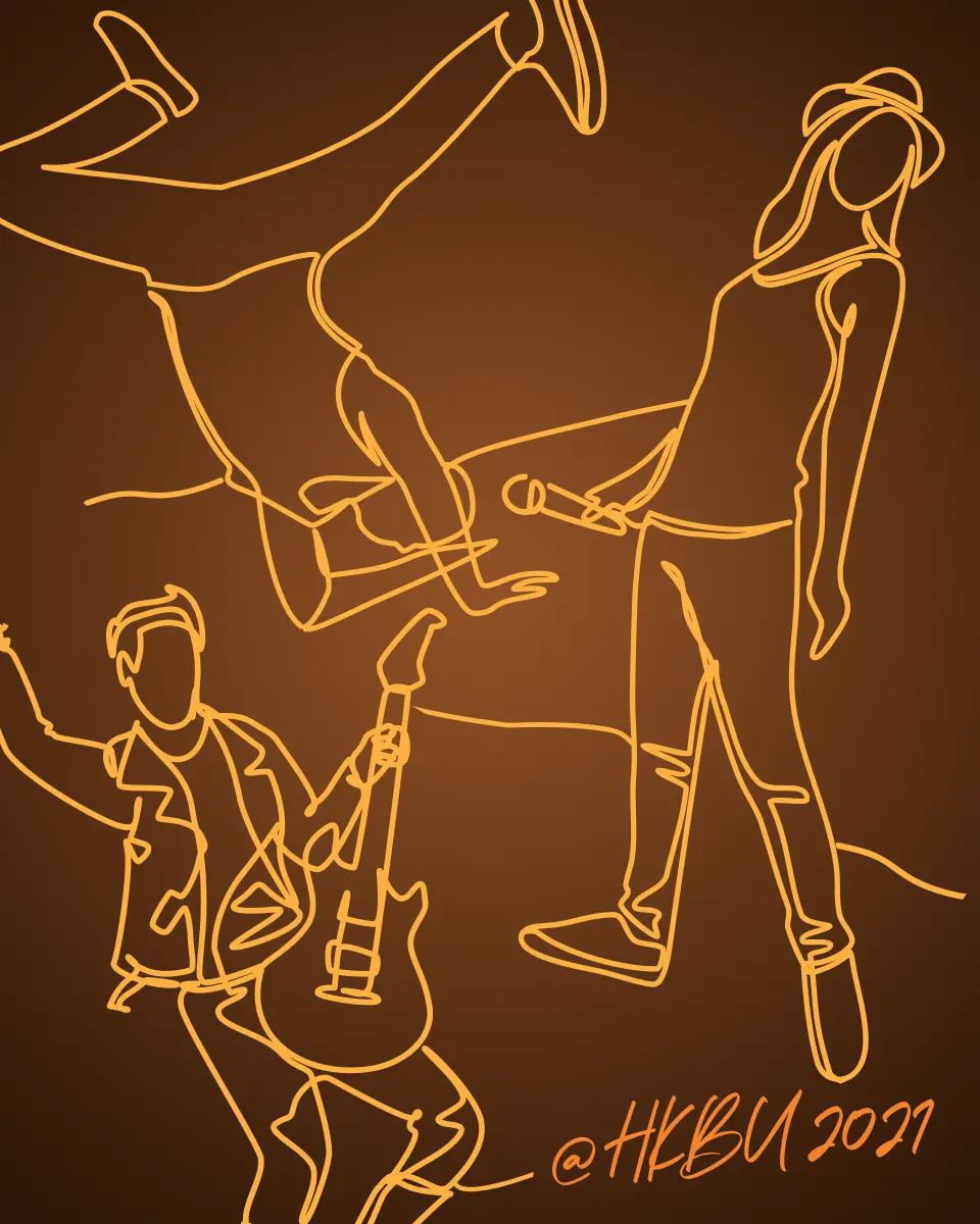 HKBU World's Got Talent web banner design