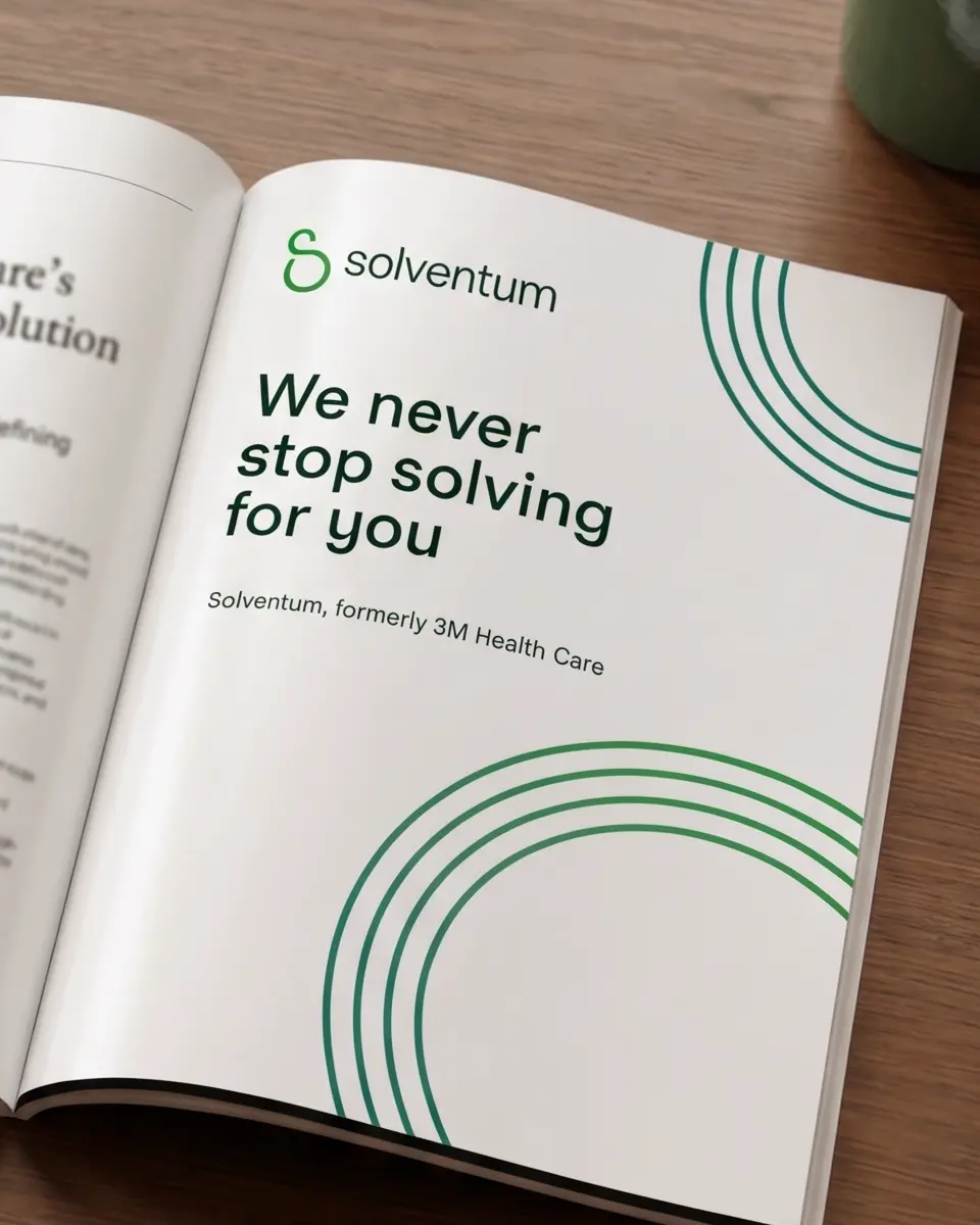 Solventum print advertisement design